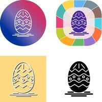 Pasqua uovo icona design vettore