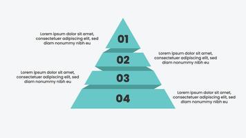 attività commerciale Infografica modello con icona e sequenza temporale processi vettore