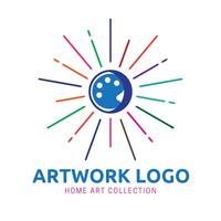 arte studio logo design per club o Comunità vettore