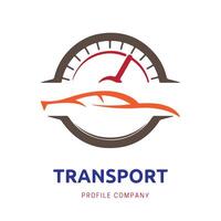 mezzi di trasporto e veicolo logo design per marca azienda e identità vettore