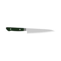 meschino coltello, giapponese cucina coltelli, un' piccolo scopo generale coltello Usato per peeling, modellare, e affettare frutta e verdure vettore