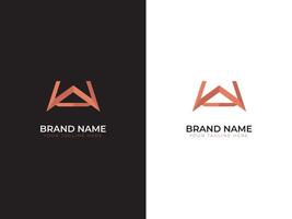 am moderno attività commerciale logo design vettore