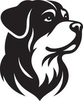 carino leonberger cane testa illustrazione per cane giorno. vettore