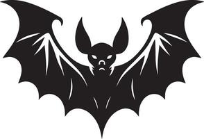 Halloween nero pipistrelli volante silhouette. vettore