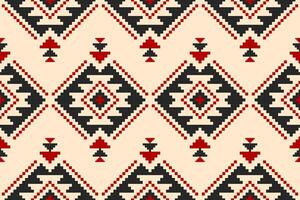 astratto etnico azteco stile. etnico geometrico senza soluzione di continuità modello nel tribale. americano, messicano stile. design per sfondo, illustrazione, tessuto, vestiario, tappeto, tessile, batik, ricamo. vettore