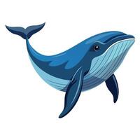 balena piatto stile clipart arte illustrazione vettore