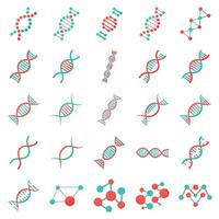 illustrazione di dna imballare vettore