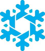 ghiaccio fiore logo design vettore