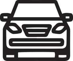 auto icona nel lineare stile. trasporto simbolo. illustrazione. vettore