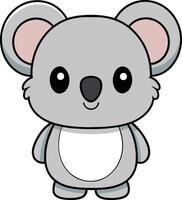 minimalista carino koala , affascinante illustrazione vettore