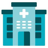 ospedale icona per ragnatela, app, infografica, eccetera vettore