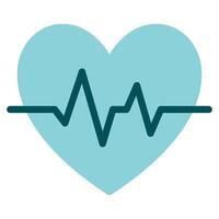 battito cardiaco icona per ragnatela, app, infografica, eccetera vettore
