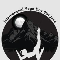 internazionale yoga giorno 21 giugno vettore
