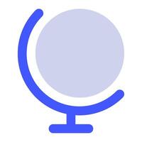 globo icona per uix, ragnatela, app, infografica, eccetera vettore