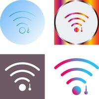 unico Wi-Fi cartello icona design vettore