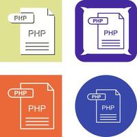 php icona design vettore