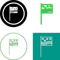 bandiere icona design vettore