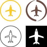disegno dell'icona dell'aereo vettore
