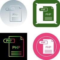 php icona design vettore