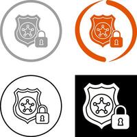 sicurezza icona design vettore