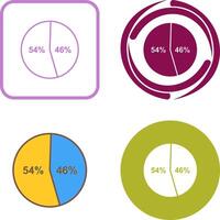 candidato statistiche icona design vettore