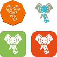 elefante icona design vettore