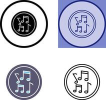 musicale Appunti icona design vettore