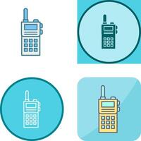 walkie talkie icona design vettore