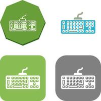 tastiera icona design vettore