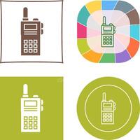 walkie talkie icona design vettore