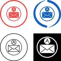 e-mail icona design vettore