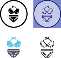 bikini icona design vettore