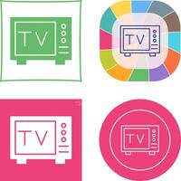 tv icona design vettore