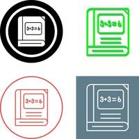 matematica icona design vettore