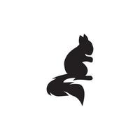 scoiattolo icona e simbolo illustrazione vettoriale