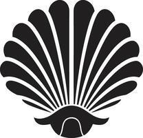 mare eleganza illuminato iconico emblema design marino opulenza dispiegato logo design vettore