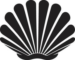 costiero collezione illuminato logo design conchiglia splendore svelato iconico logo emblema vettore
