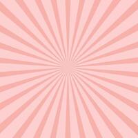 rosa sunburst astratto rotante sfondo vettore