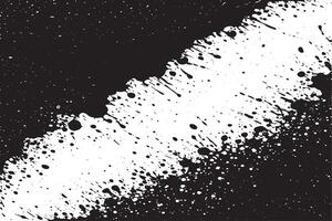 nero grintoso grunge su bianca tela copertura monocromatico sfondo struttura vettore