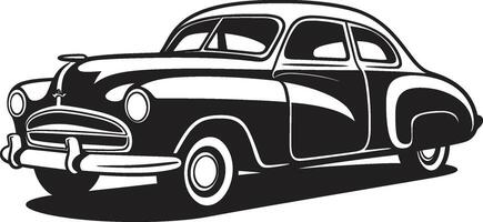 rustico cavalcate rinascita scarabocchio linea arte mano disegnato eredità Vintage ▾ auto scarabocchio vettore