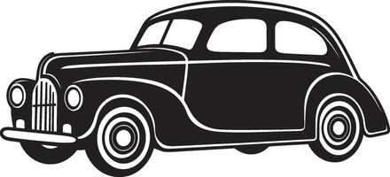 nostalgico viaggio emblematico elemento di retrò auto senza tempo cavalcata per Vintage ▾ auto scarabocchio vettore