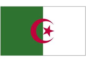 bandiera nazionale dell'algeria vettore