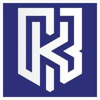 K lettera logo. K lettera icona. ki lettera logo e icona. labirinto soluzione. 3d rendere di un' labirinto o labirinto. astratto geometrico modello, sfondo con triangoli. logo bianca e migol blu sfondo vettore