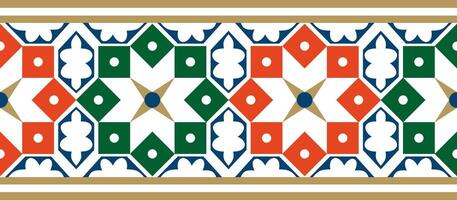 senza soluzione di continuità nazionale colorato ornamento di antico Persia. iraniano etnico infinito confine, telaio. vettore