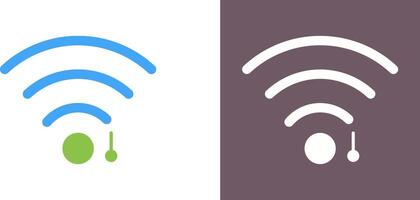 unico Wi-Fi cartello icona design vettore