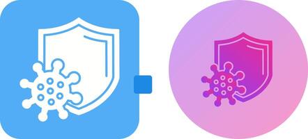 virus protezione icona design vettore
