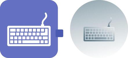 tastiera icona design vettore