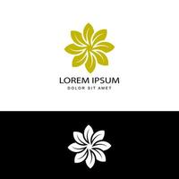 vettore di progettazione del modello di logo del fiore floreale