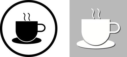 unico caldo caffè icona design vettore