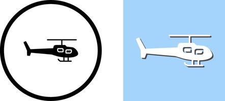 disegno dell'icona dell'elicottero vettore